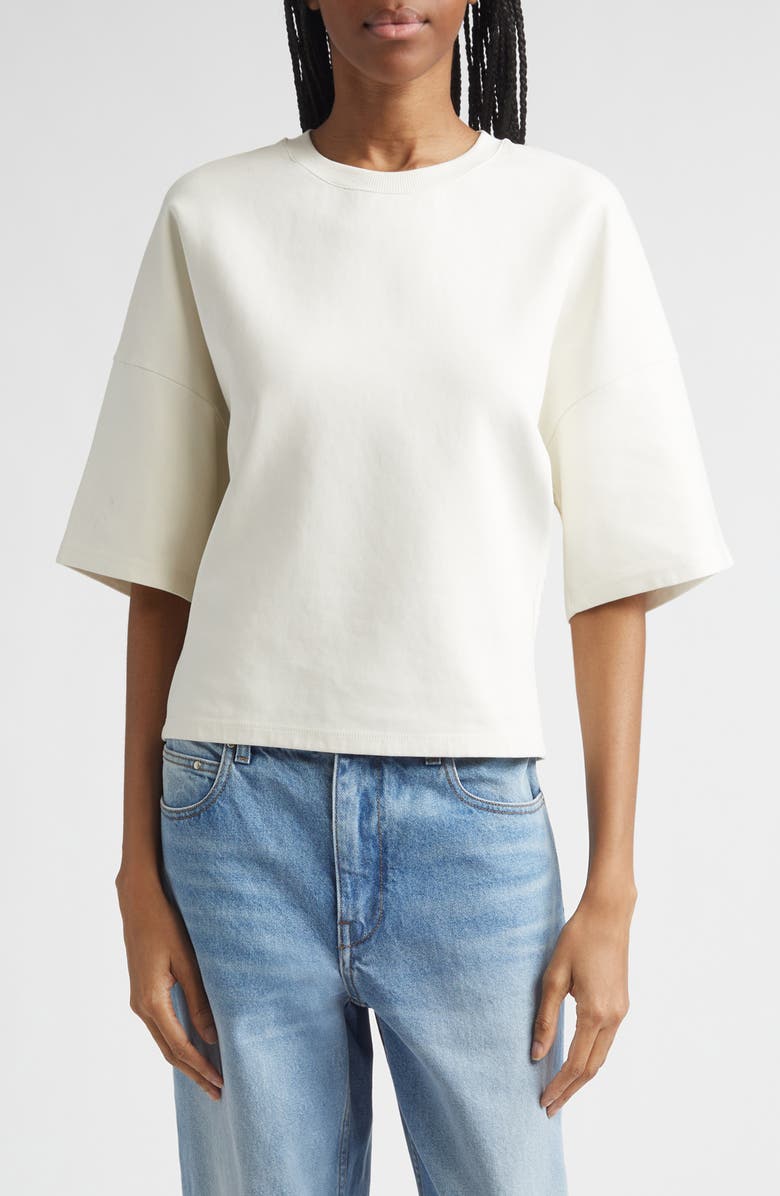 OSSOU Rift Crop Jersey T-Shirt, Main, color, Bone