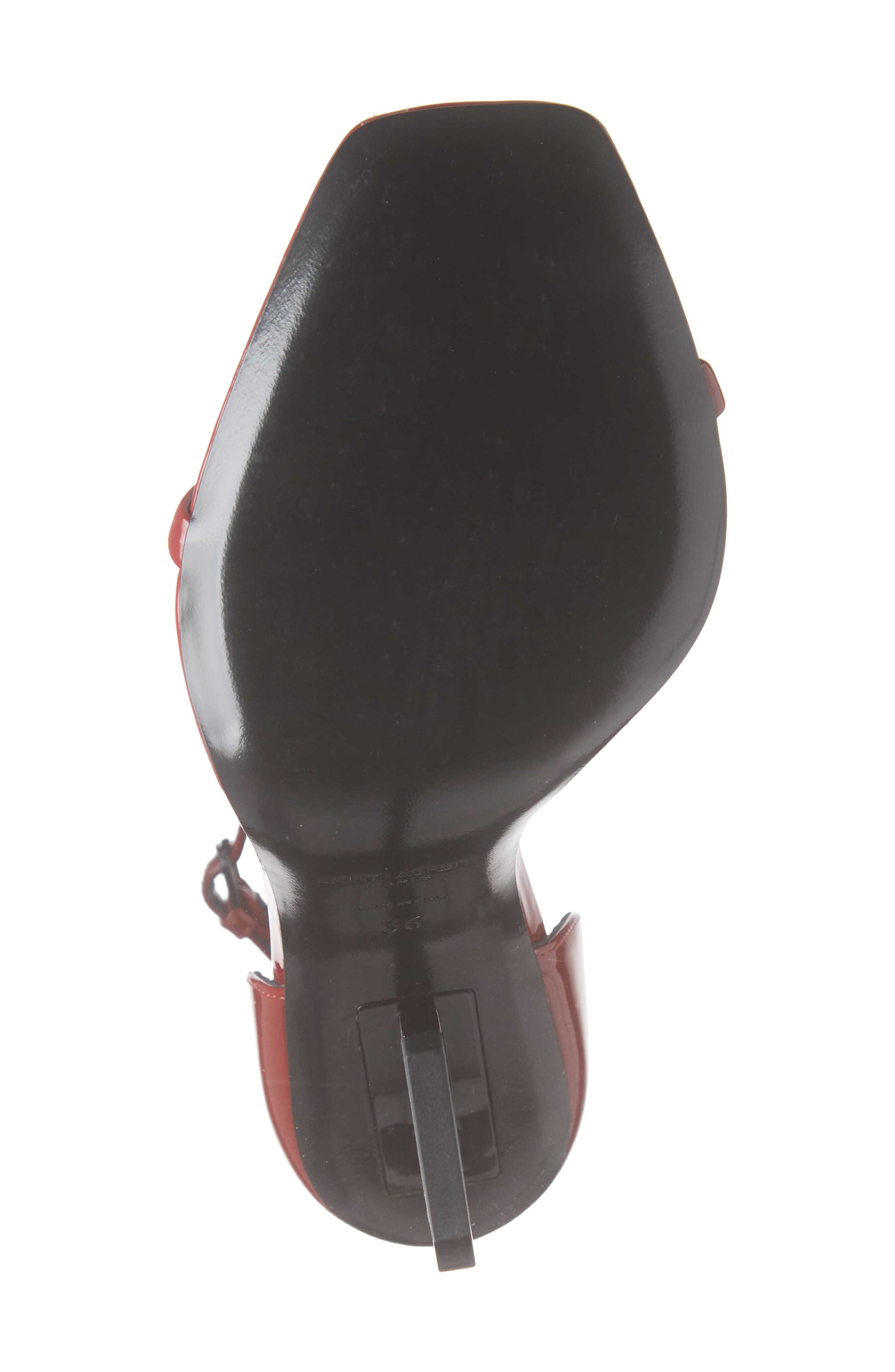 Saint Laurent Opyum YSL Ankle Strap Sandal, Alternate, color, 