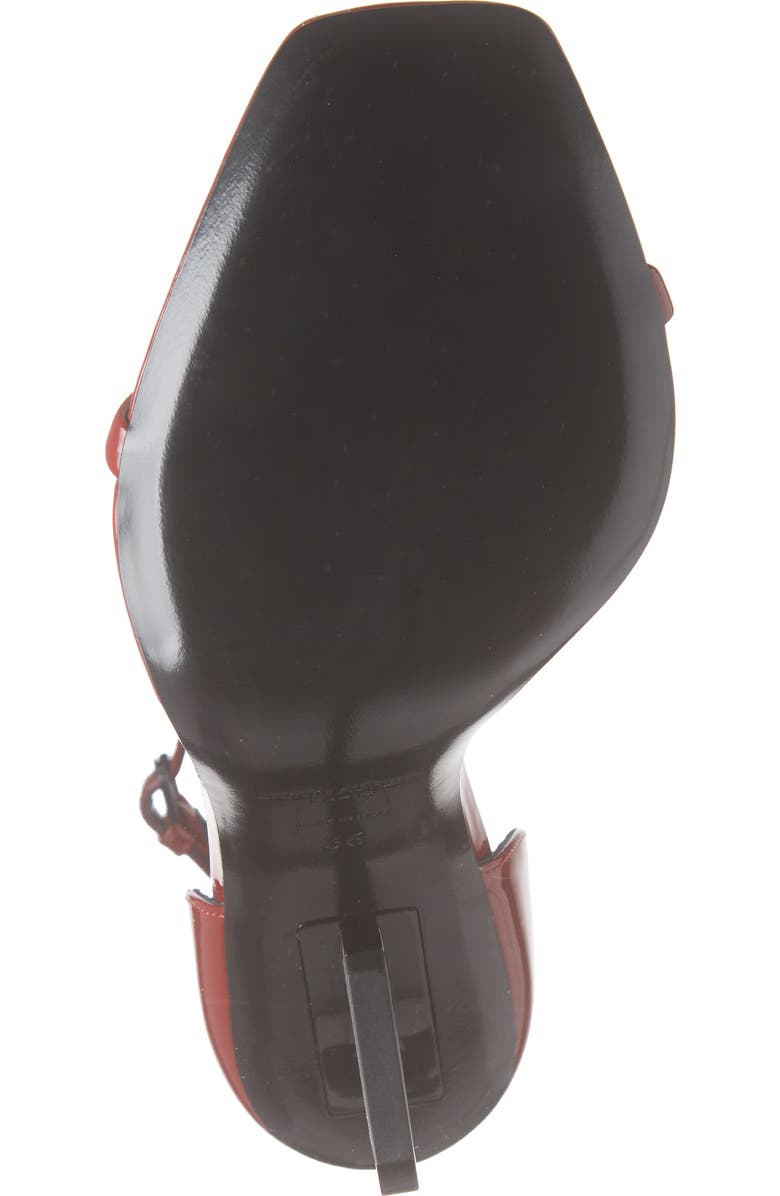 Saint Laurent Opyum YSL Ankle Strap Sandal, Alternate, color,