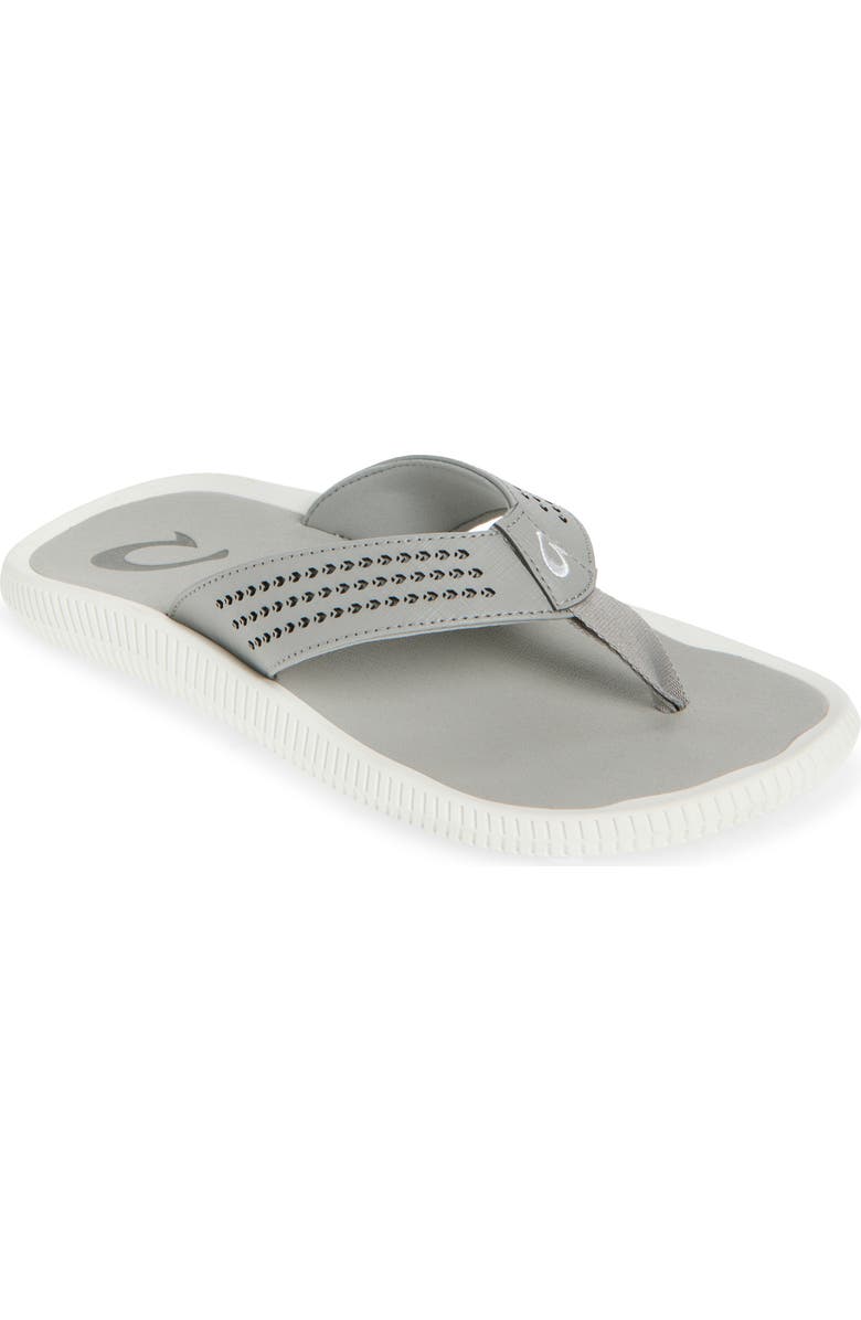 OluKai Ulele Golf Sandal, Main, color, Ash / Ash