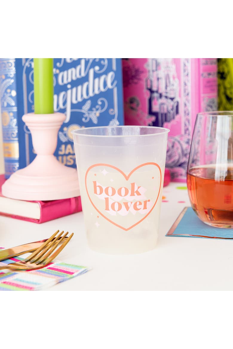 Book Club Flex Cups, Alternate, color, Book Lover