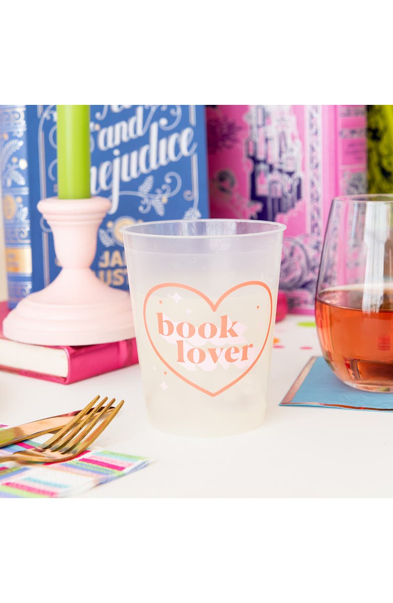 Jollity 
Co Book Club Flex Cups, Alternate, color, Book Lover