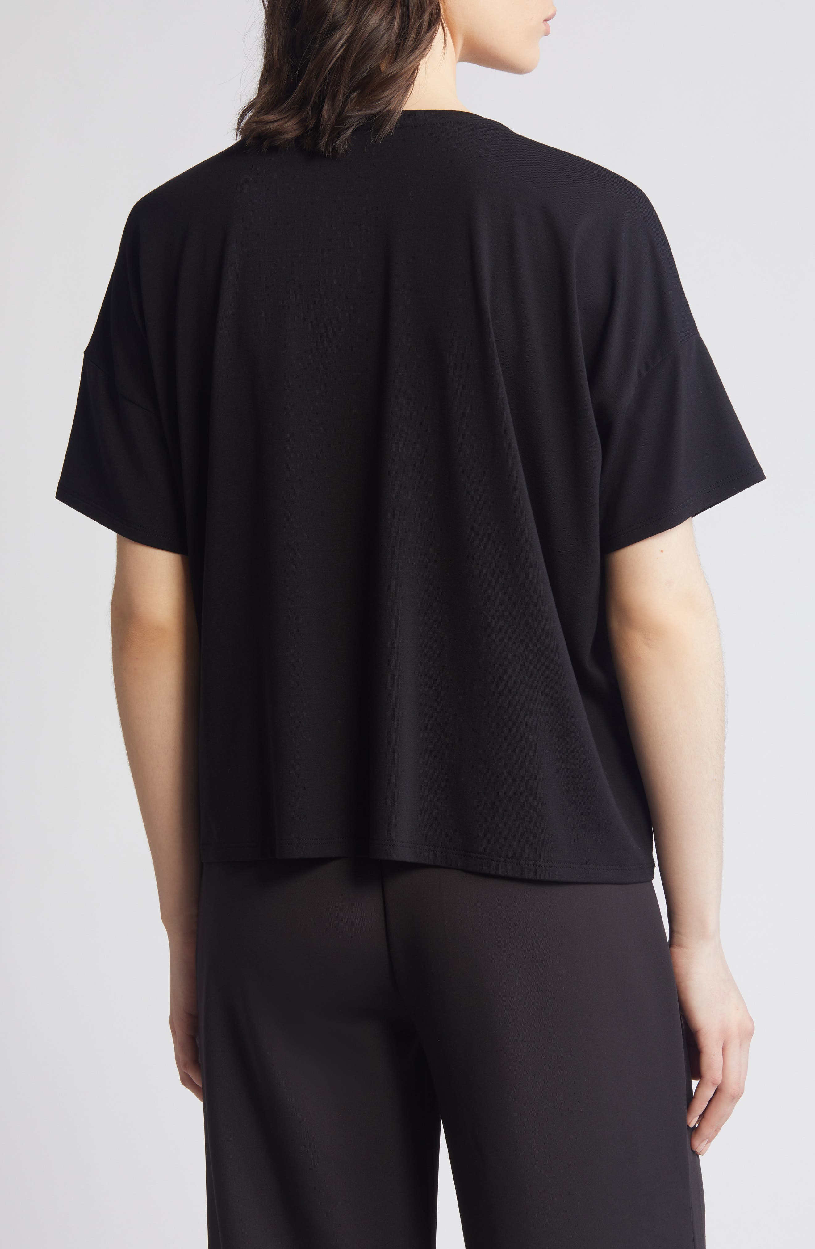 Bateau Neck Boxy T-Shirt - image 2