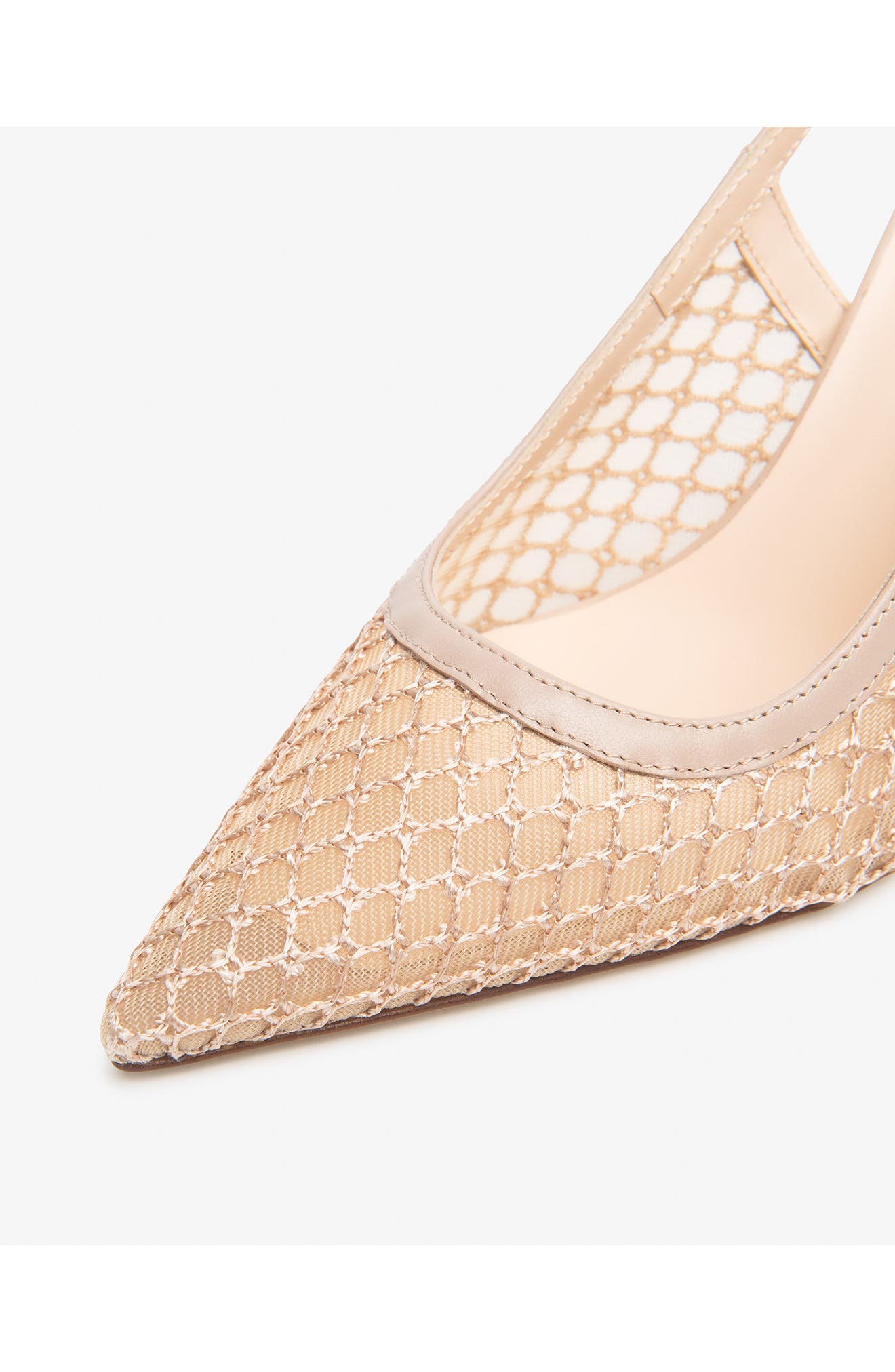 Slingback Pointed Toe Pump, Alternate, color, ANTIQUE ROSE
