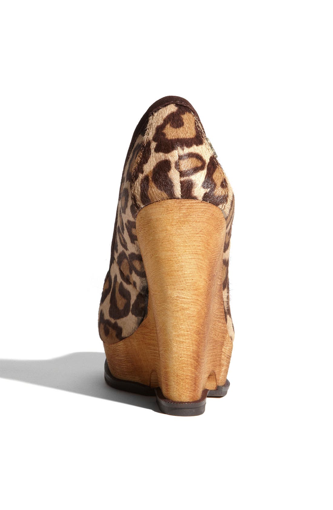 'Wesley' Wedge, Alternate, color, LEOPARD