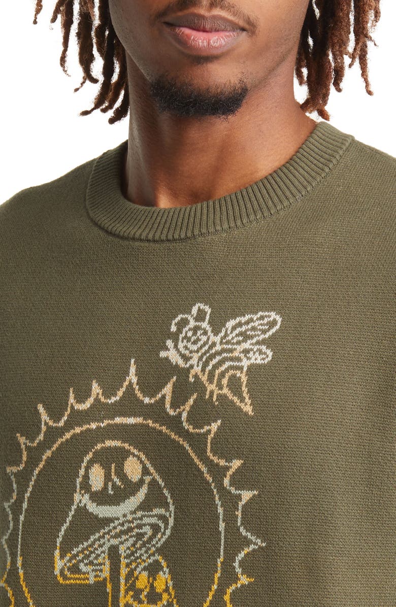 Vans Plant Harmony Cotton Graphic Crewneck Sweater, Alternate, color,