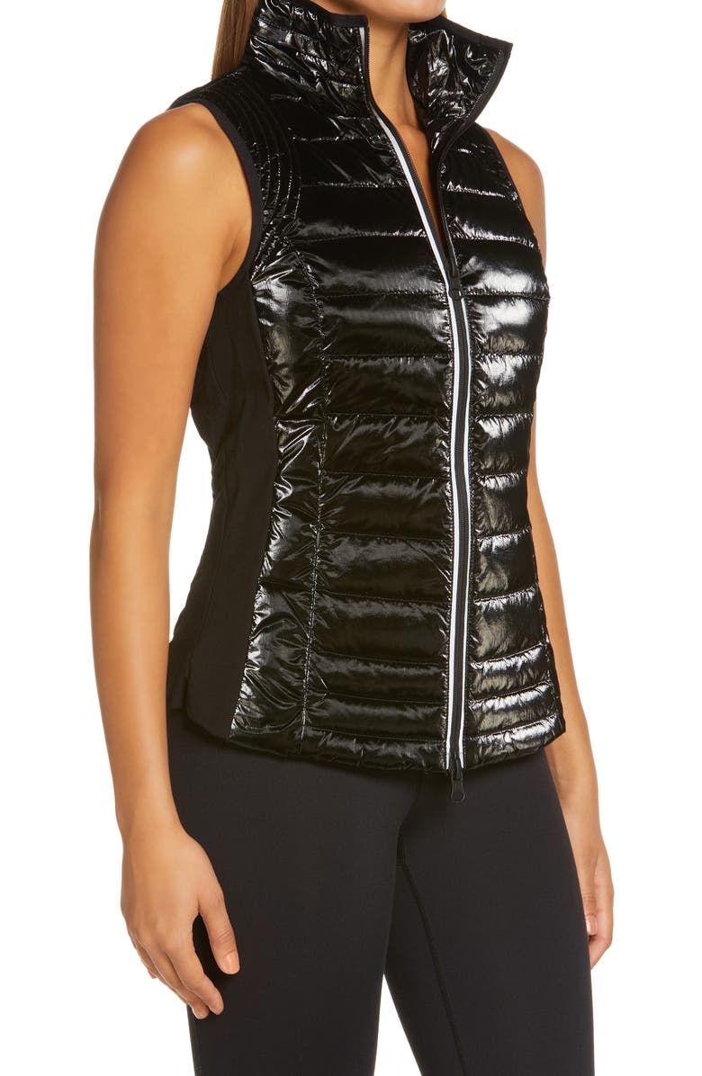 Blanc Noir Breakthrough Puffer Vest, Alternate, color,