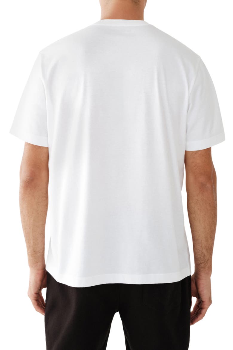 Relaxed Arch Logo Cotton Graphic Tee, Alternate, color, OPTIC WHITE