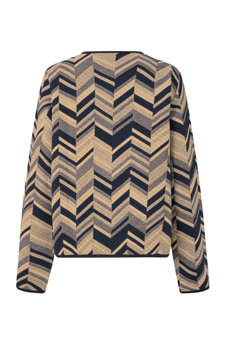 Masai Copenhagen MaJuanta Long Sleeve Round Neck Jacket, Alternate, color, Travertine