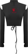 PCFG Cotton Long Sleeve Crop Top