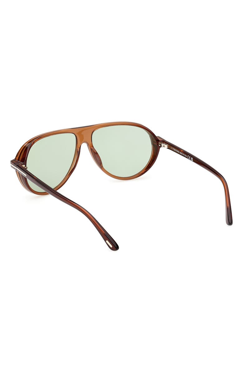 TOM FORD 60mm Pilot Sunglasses, Alternate, color, 
