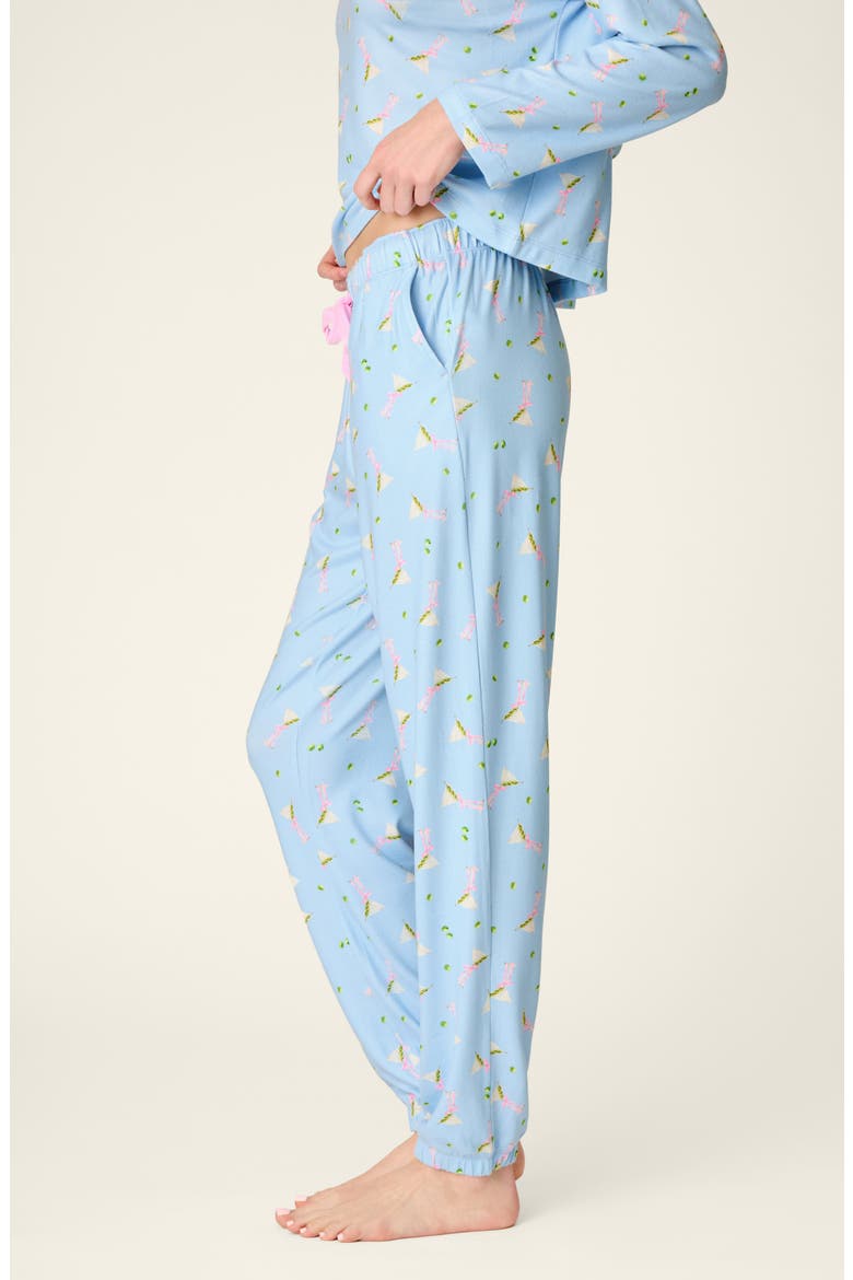 Olive You Pajama Pants, Alternate, color, BREEZE