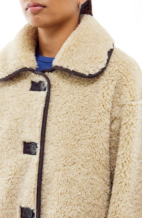 BDG URBAN OUTFITTERS BDG URBAN OUTFITTERS REVERSIBLE FAUX SHEARLING COAT