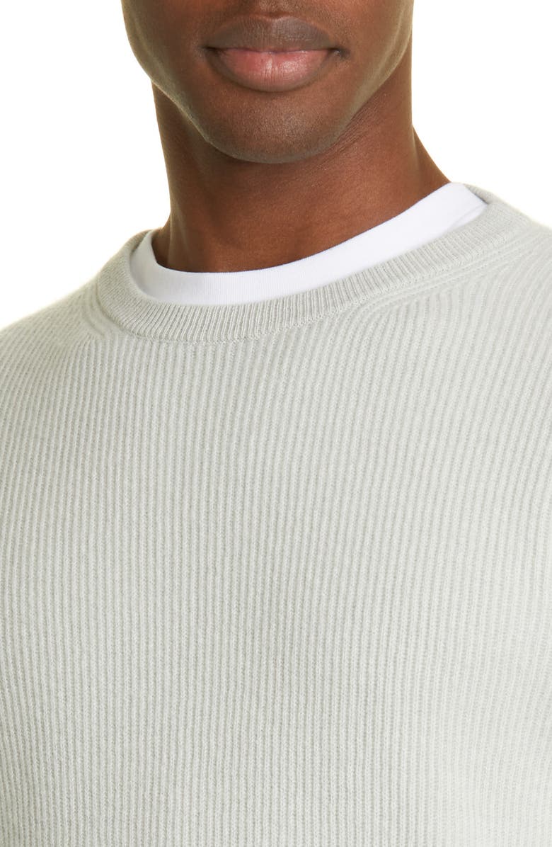 Eleventy Fine Gauge Cashmere Crewneck Sweater, Alternate, color,