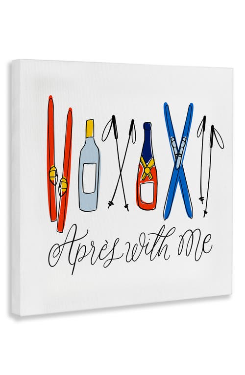 Stupell Industries Après With Me Canvas Wall Art In Multi