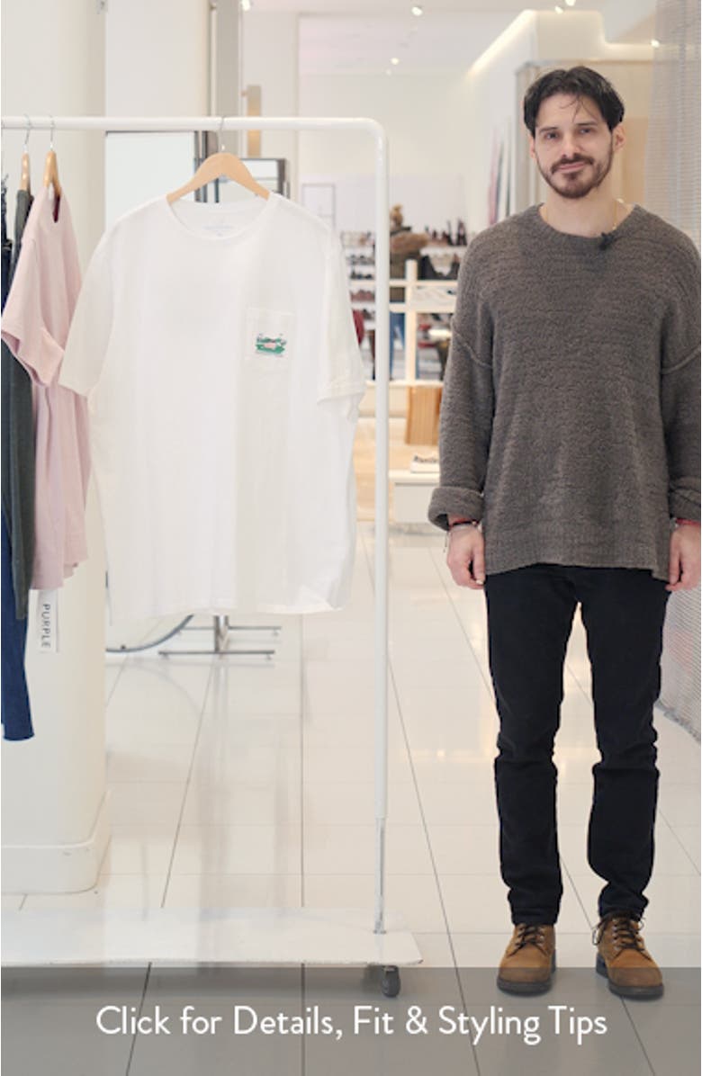 Golfer Whale Pocket Graphic T-Shirt, sales video thumbnail