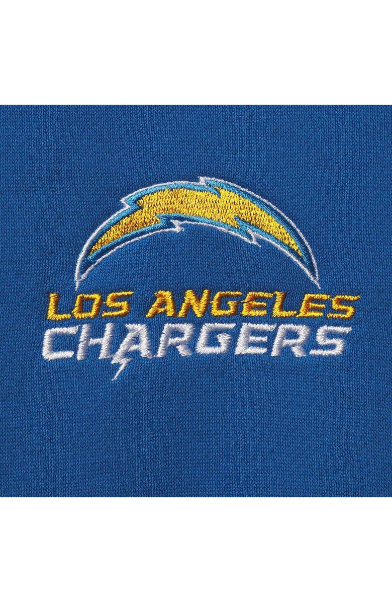 DUNBROOKE Men's Dunbrooke Royal Los Angeles Chargers Craftsman Thermal-Lined Full-Zip Hoodie, Alternate, color, Royal