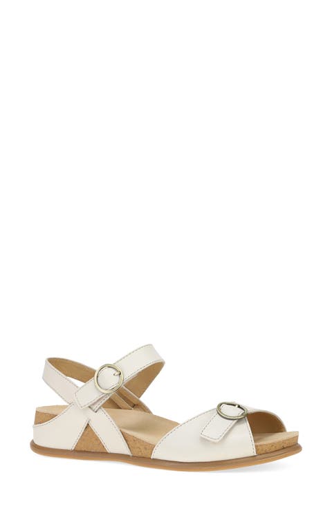 Candace Ankle Strap Wedge Sandal (Women)