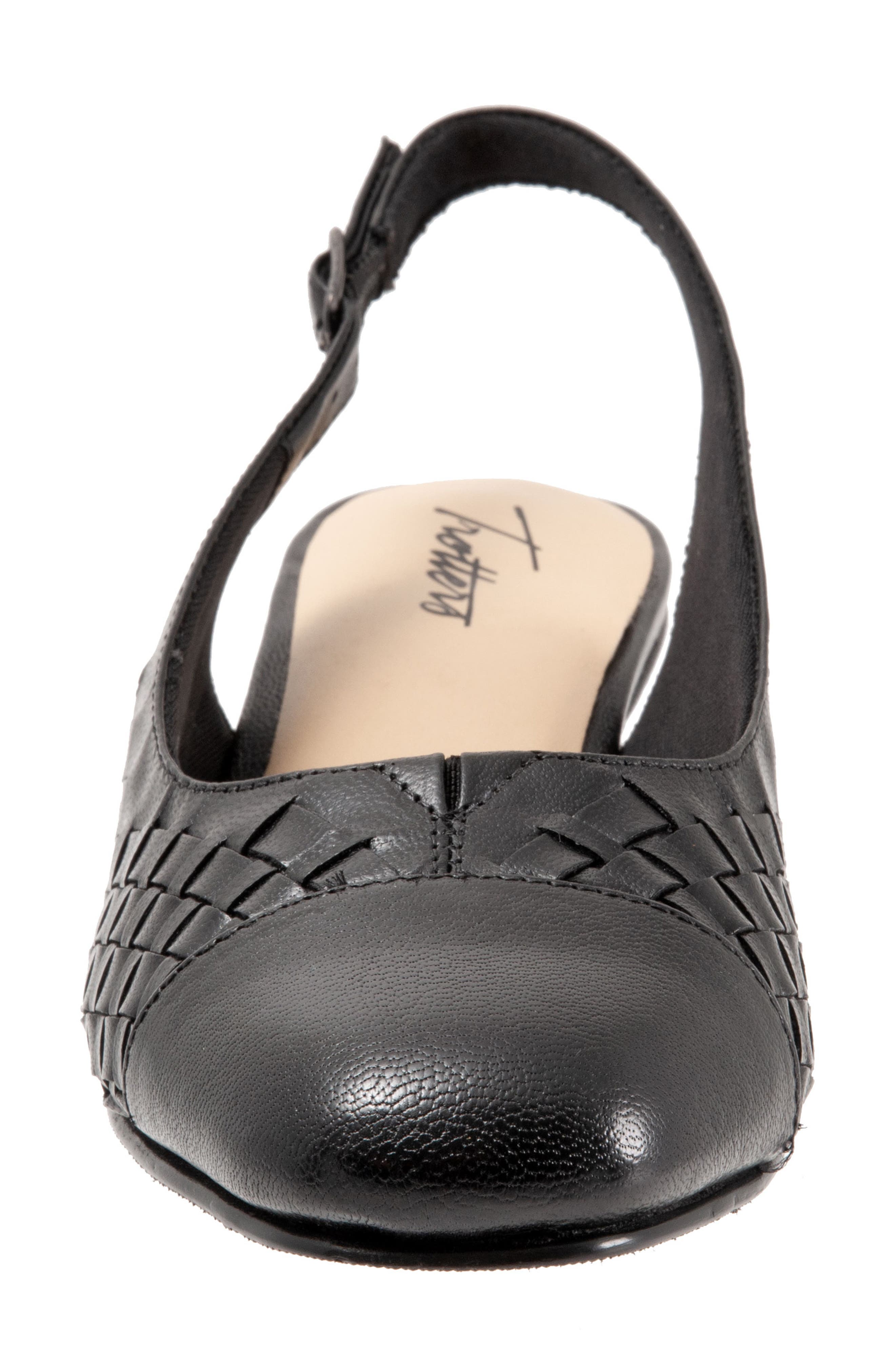 Trotters Dea Woven Slingback Pump, Alternate, color, Black