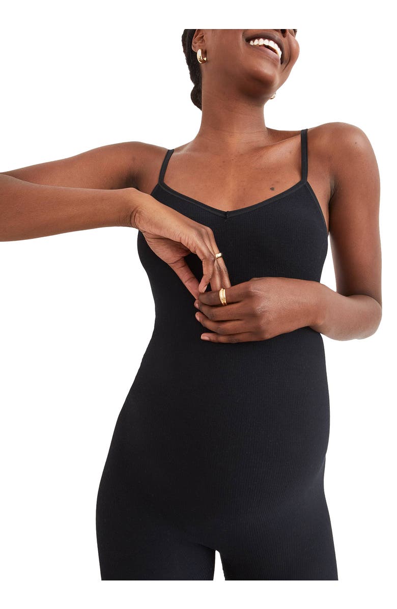 HATCH The Body Rib Unitard, Alternate, color, Black