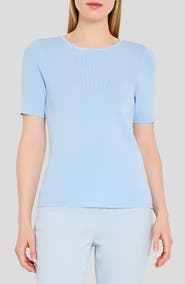 Tahari ASL Short Sleeve Sweater