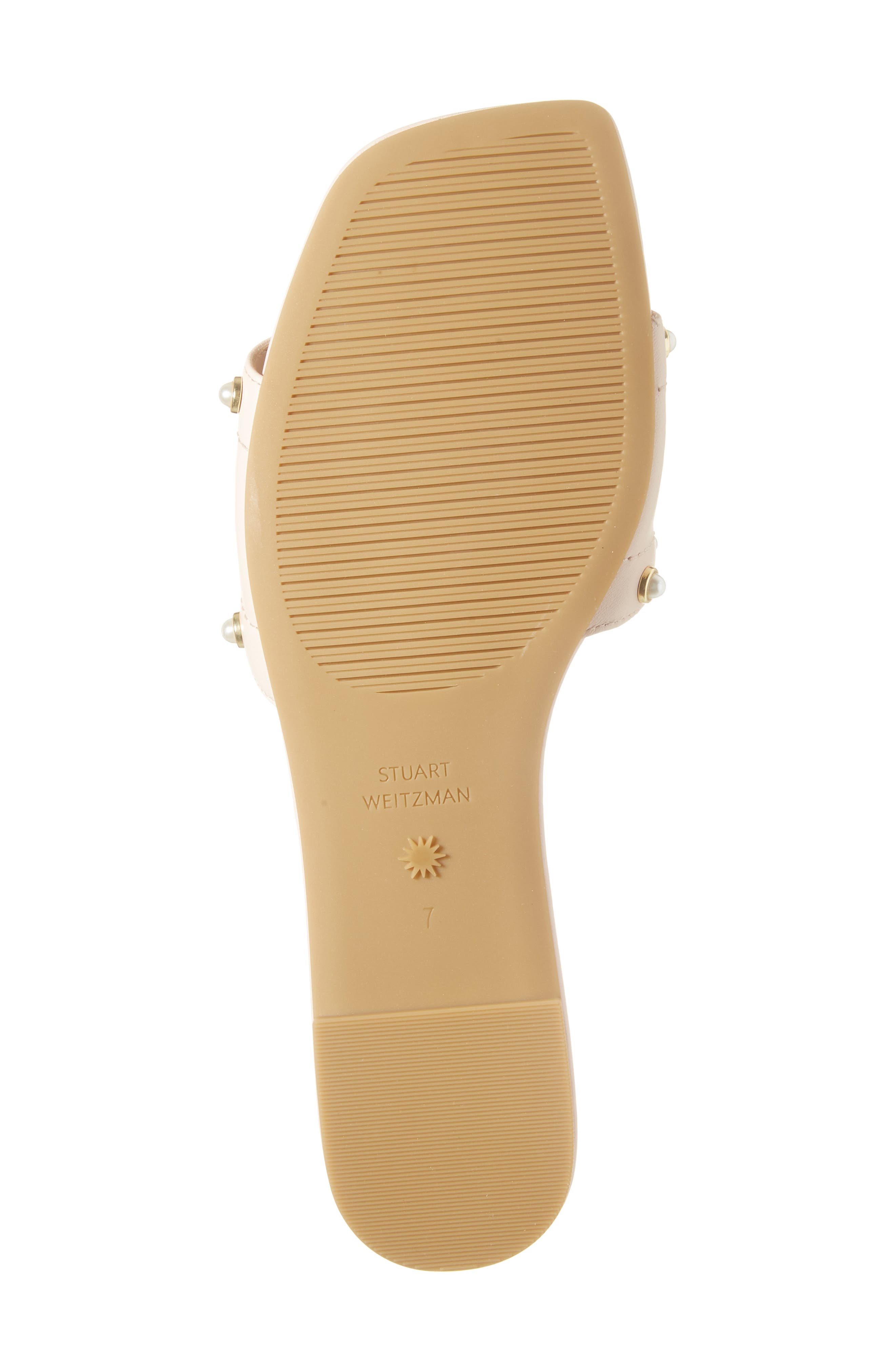 Stuart Weitzman Pearl Slide Sandal, Alternate, color, Rosewater