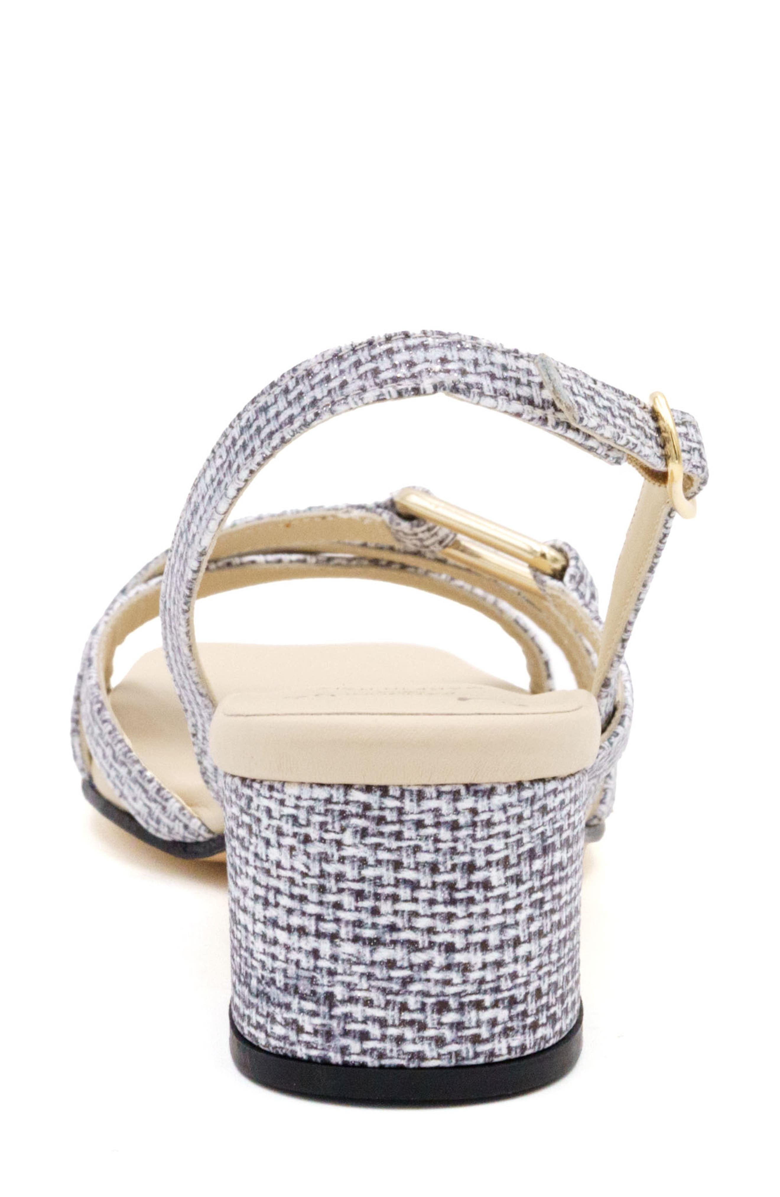 Amalfi by Rangoni Marte Slingback Sandal - Multiple Widths Available, Alternate, color, Black Glitter Balla