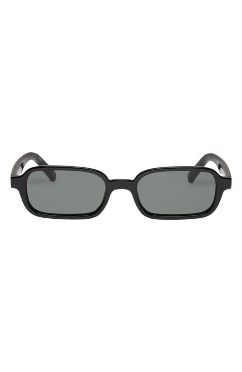 Le Specs Pilferer 53mm Rectangular Sunglasses In Black