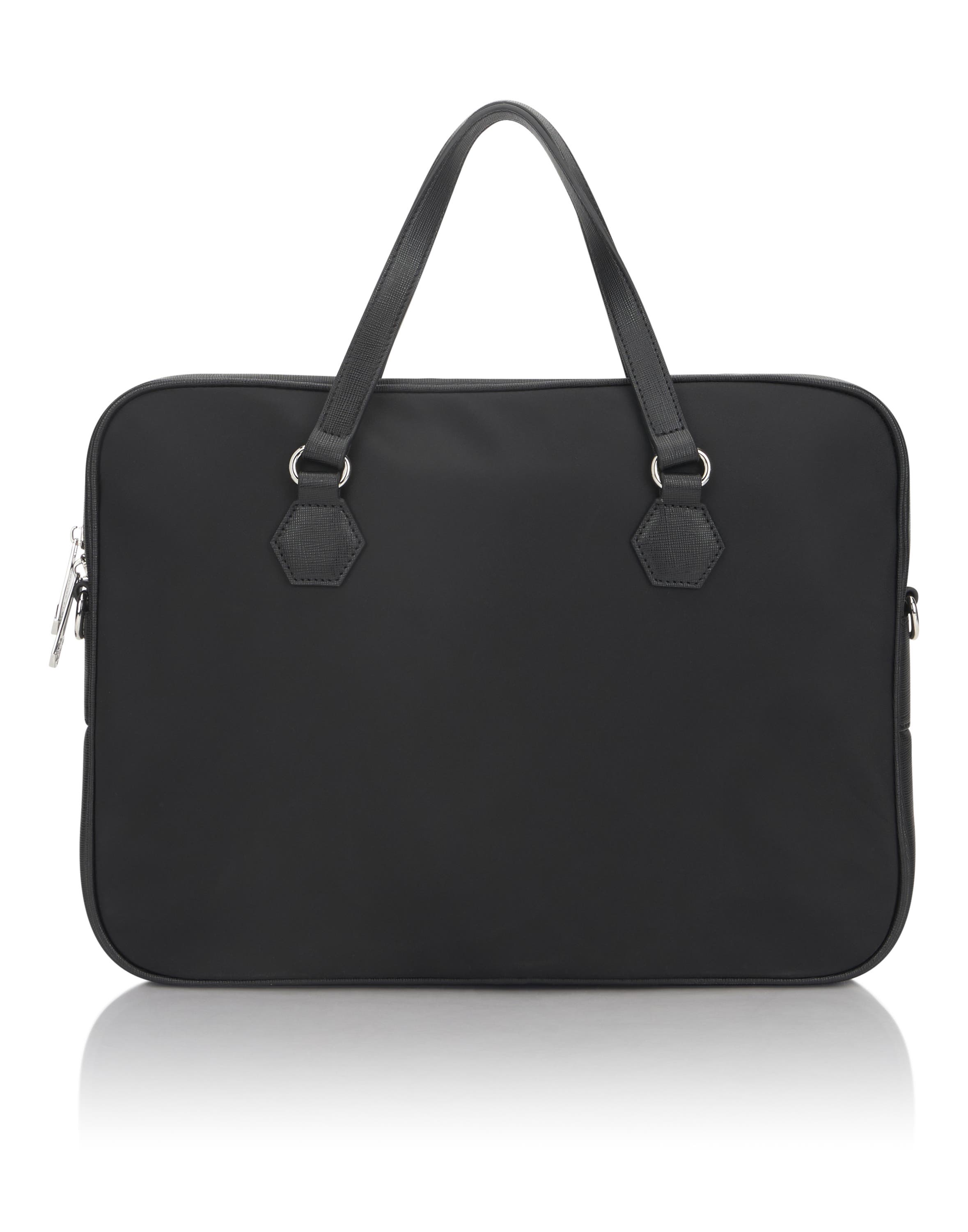 Nylon Laptop Bag Men, Alternate, color, black