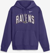 Nike Men's Nike Purple Baltimore Ravens Expect Victory Club Fleece Pullover Hoodie