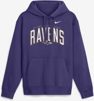 Nike Men's Nike Purple Baltimore Ravens Expect Victory Club Fleece Pullover Hoodie