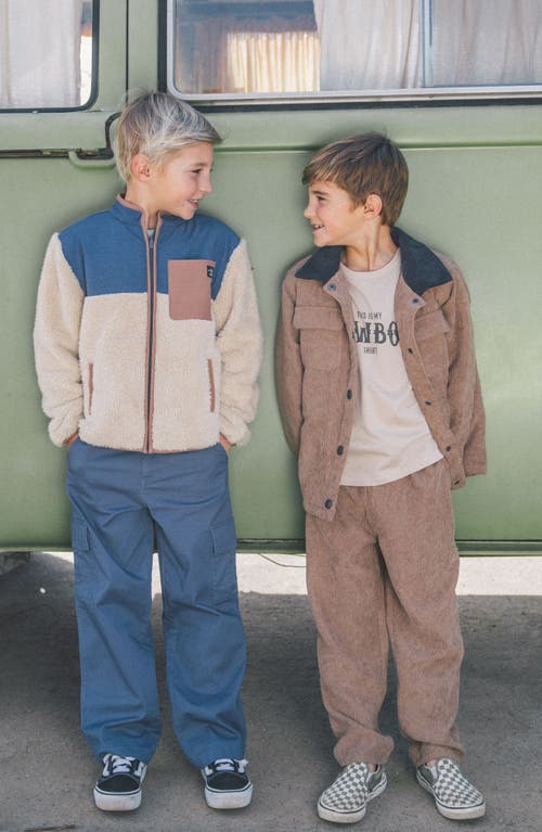 Feather 4 Arrow Kids' Camden Corduroy Straight Leg Pants In Neutral