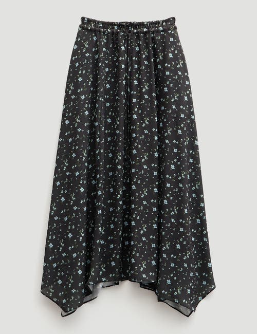 Hush Kaia Chiffon Hanky Hem Skirt In Green