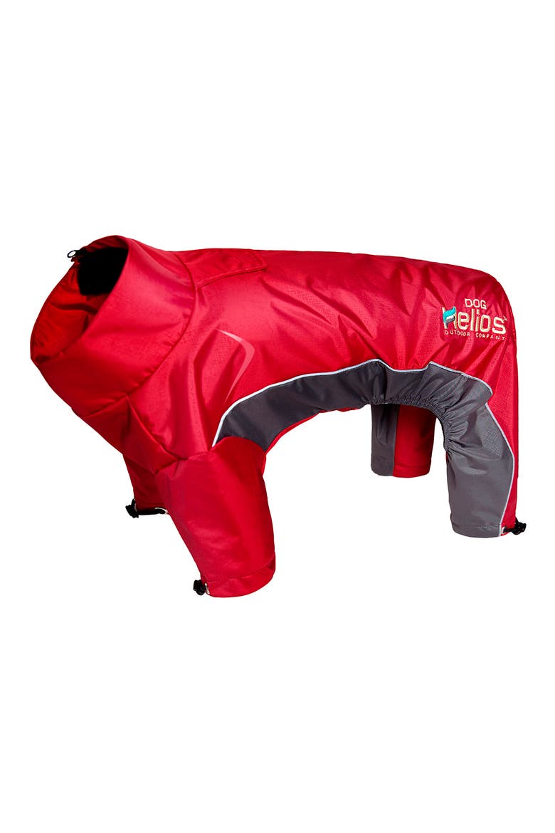 Dog Helios ® Blizzard Full-Bodied Adjustable and 3M Reflective Dog Jacket - Large, Main, color, COLA RED