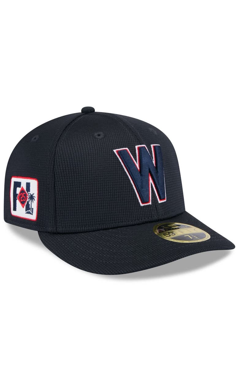 New Era Men's New Era  Navy Washington Nationals 2025 Spring Training Low Profile 59FIFTY Fitted Hat, Alternate, color, 