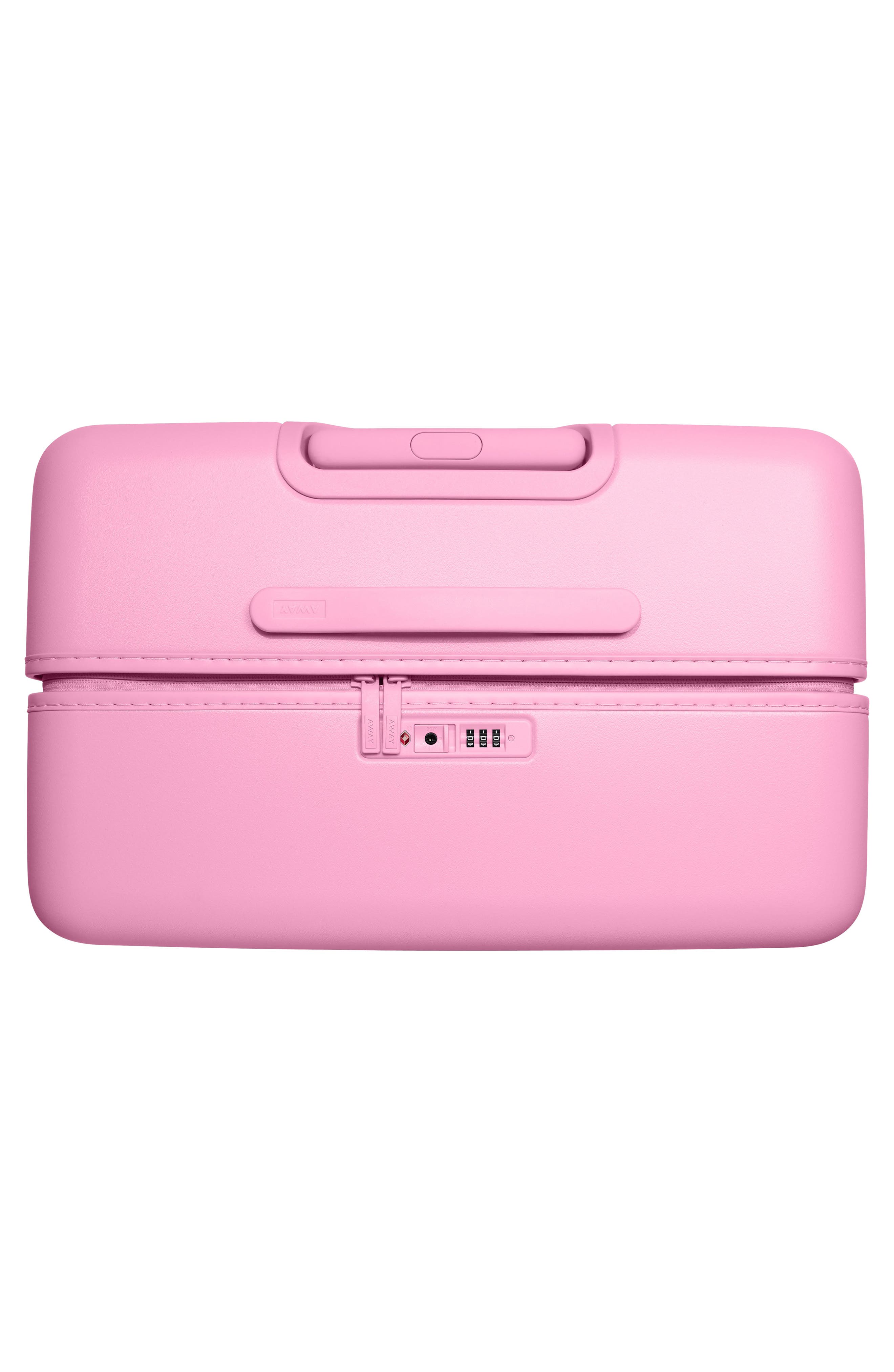 Away The Medium Checked Suitcase, Alternate, color, Mochi Pink