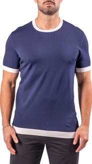 Maceoo Short Sleeve Ringer Sweater