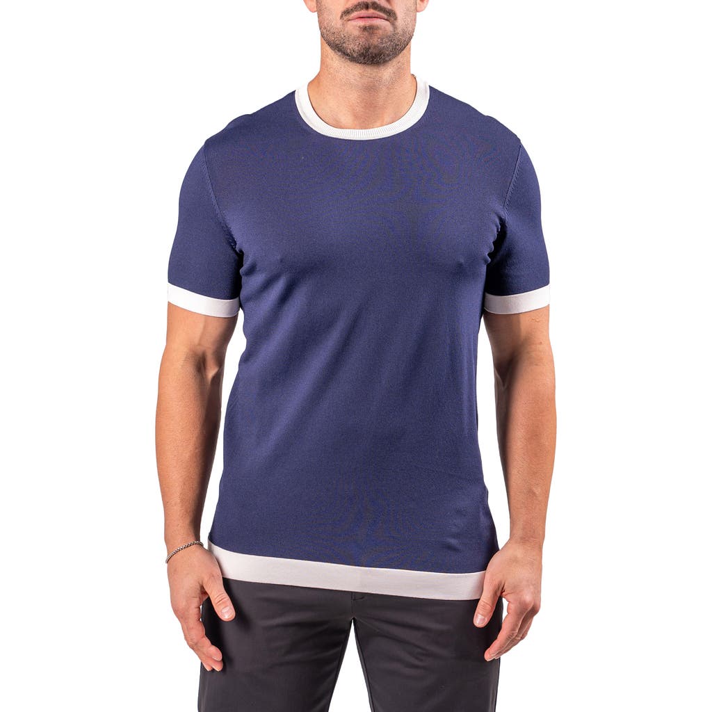 Maceoo Short Sleeve Ringer Sweater