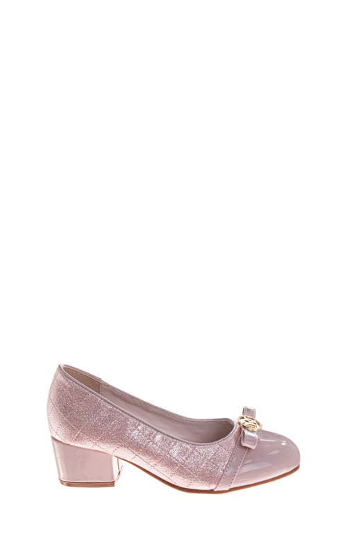 Badgley Mischka Collection Kids' Cap Toe Pump In Pink