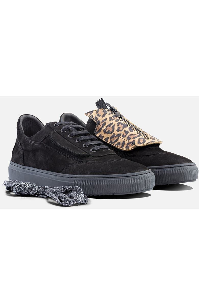 Fini Bold Black Sneaker - Unisex, Alternate, color, Black