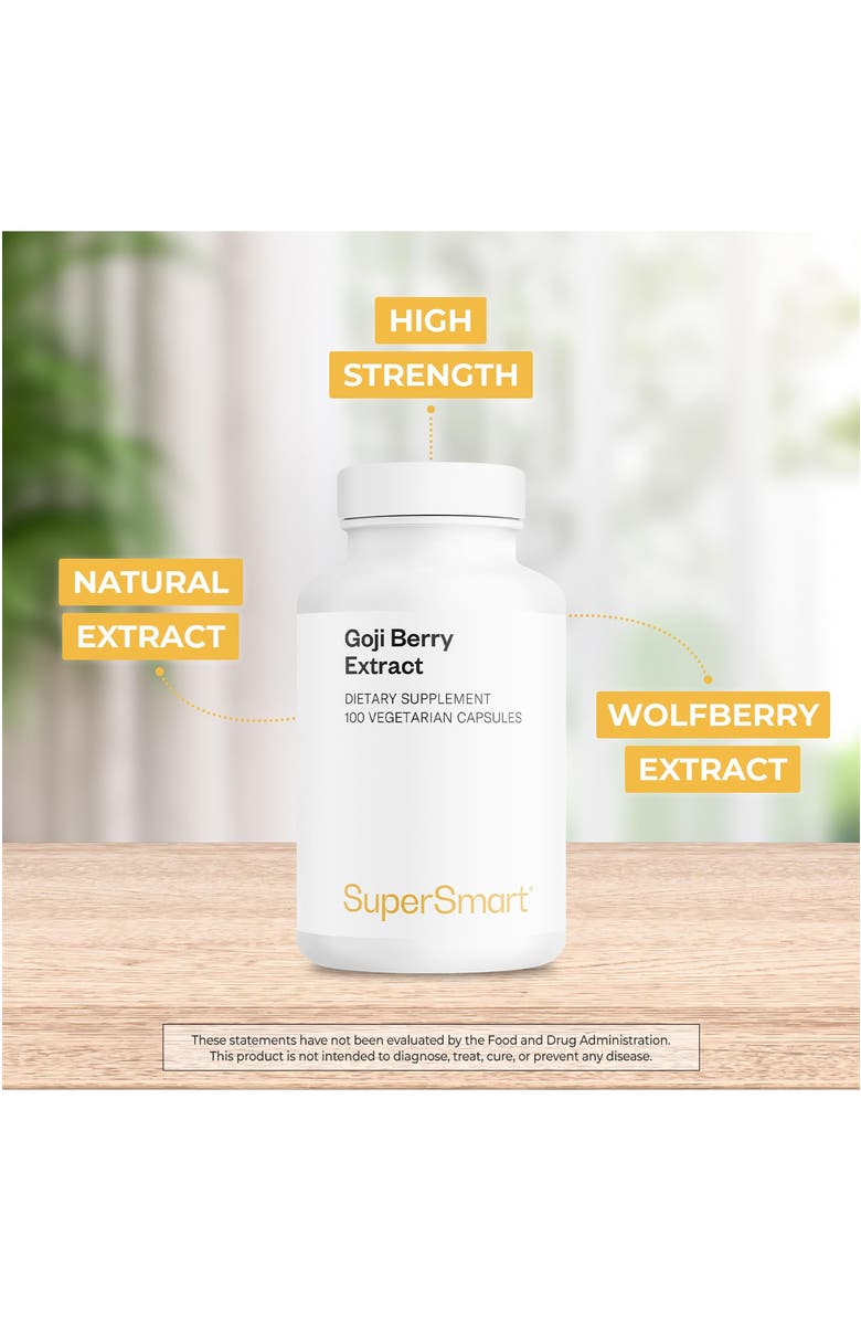 SuperSmart Goji Berry Extract 1500mg, Alternate, color,