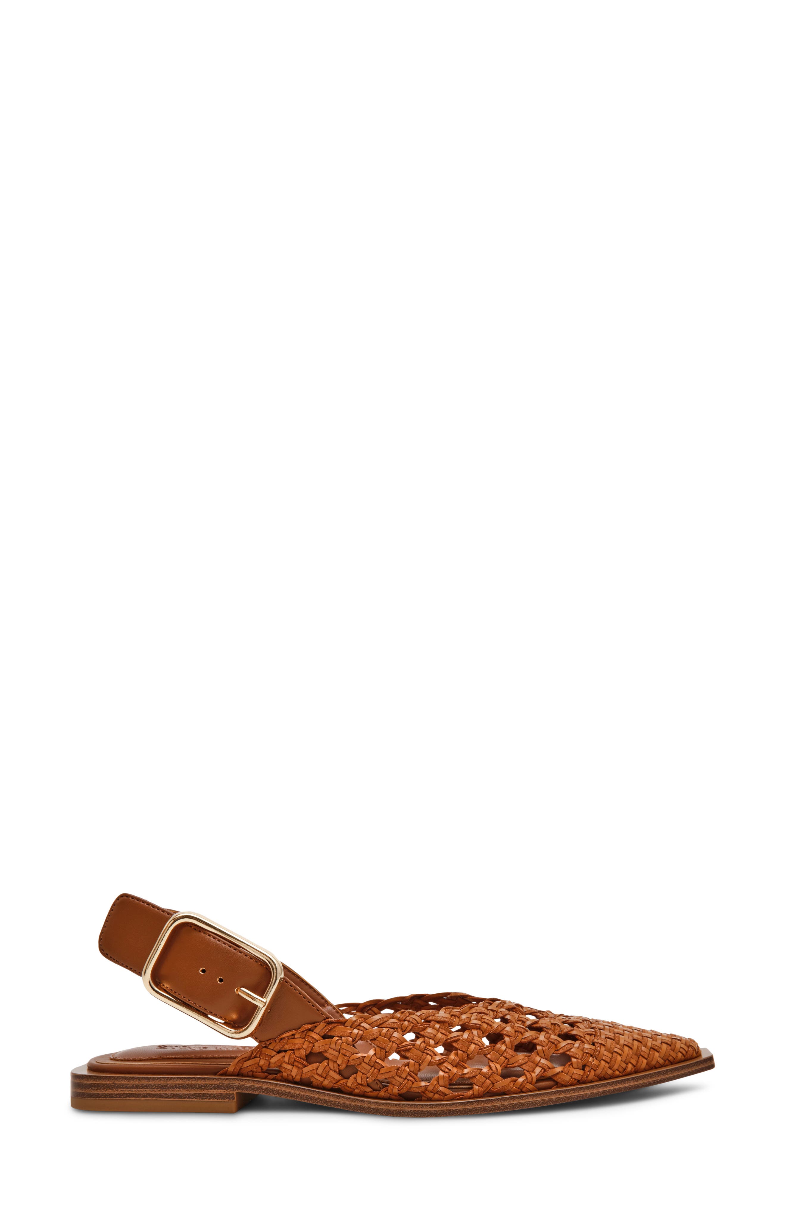 Shay Pointed Toe Slingback Flat, Alternate, color, COGNAC