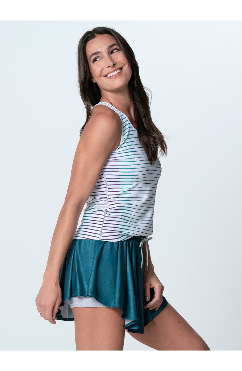 Lucky in Love Contour Rib Tank, Alternate, color, White