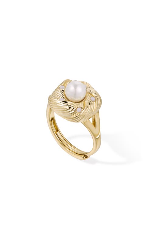 Rc Retro Chic Canary Ring In Gold