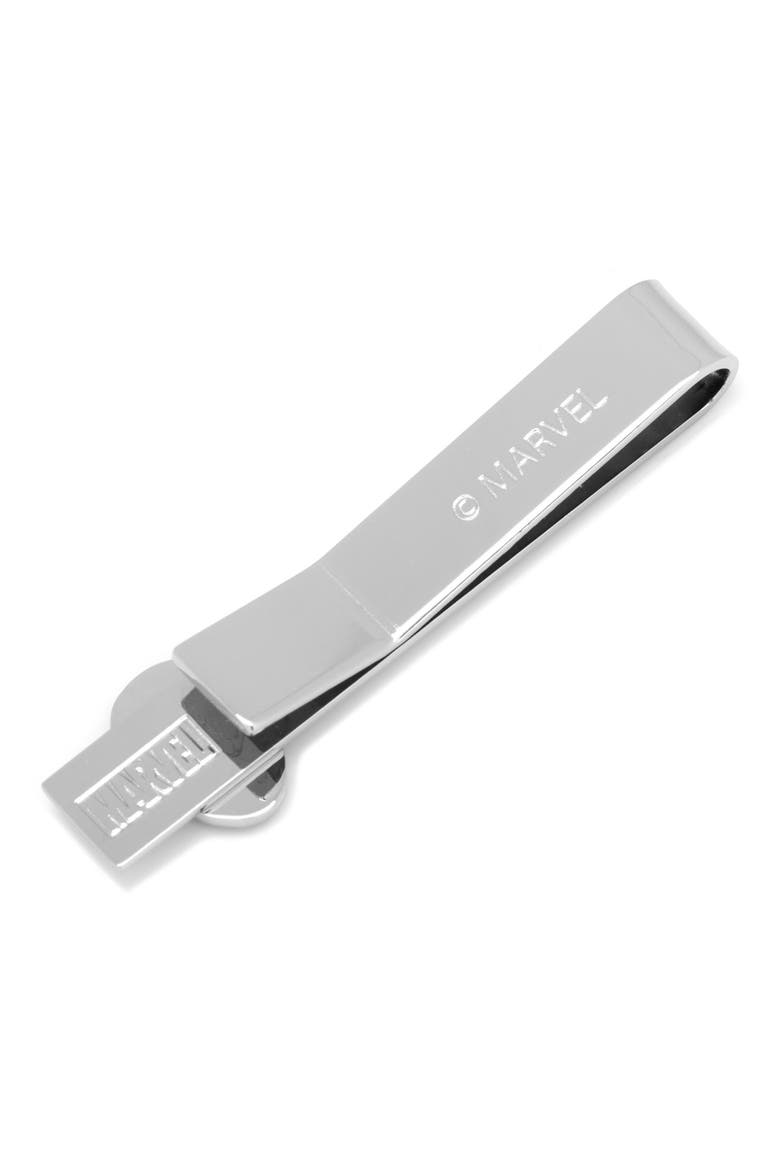 Iron Man Tie Bar, Alternate, color, SILVER