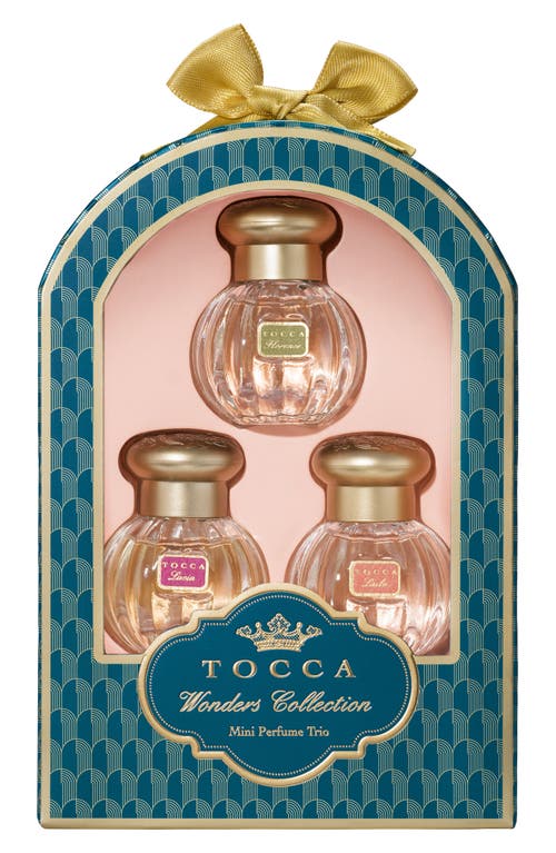 Tocca Wonders Collection Mini Perfume Trio Set $45 Value In Transparent
