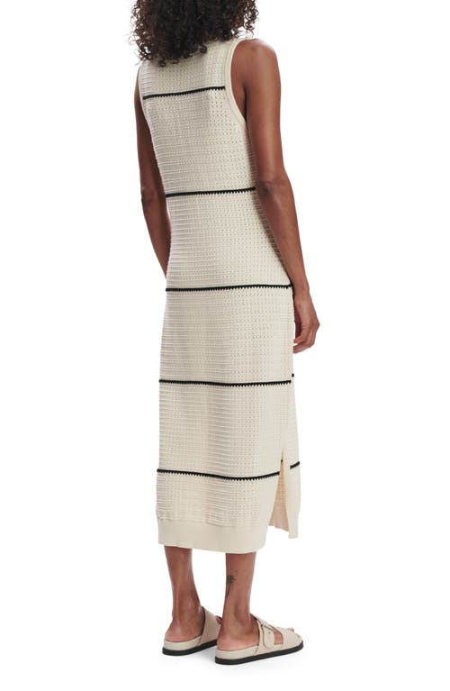 Varley Scott Scoop-neck Midi Dress In Nude