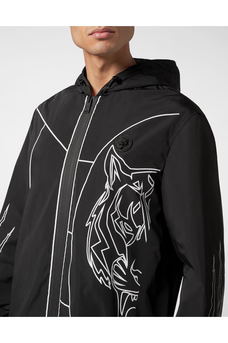 Nylon Windbreaker Tiger Court Edition Men, Alternate, color, black