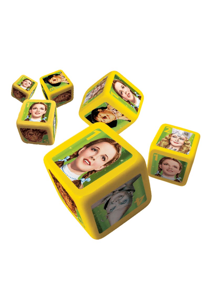 Wizard of Oz Dice Set, Alternate, color, Multicolor