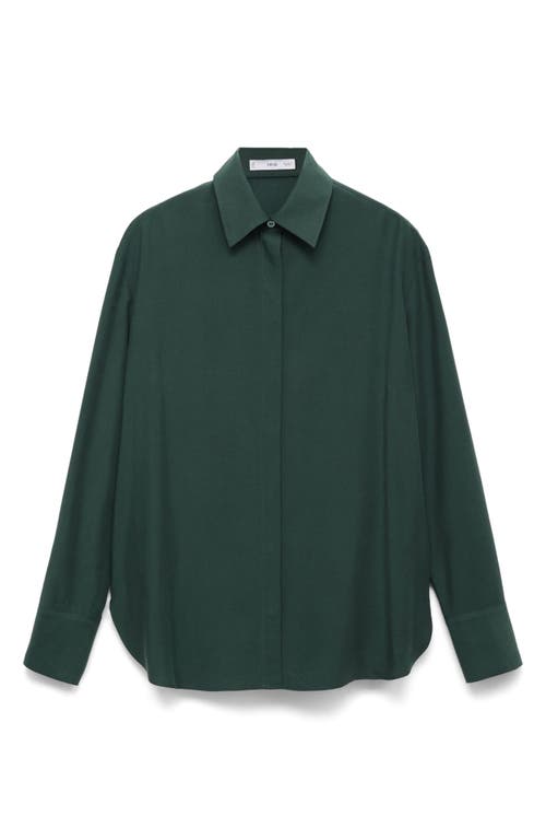 Mango Relaxed Fit Button-up Shirt In Multi